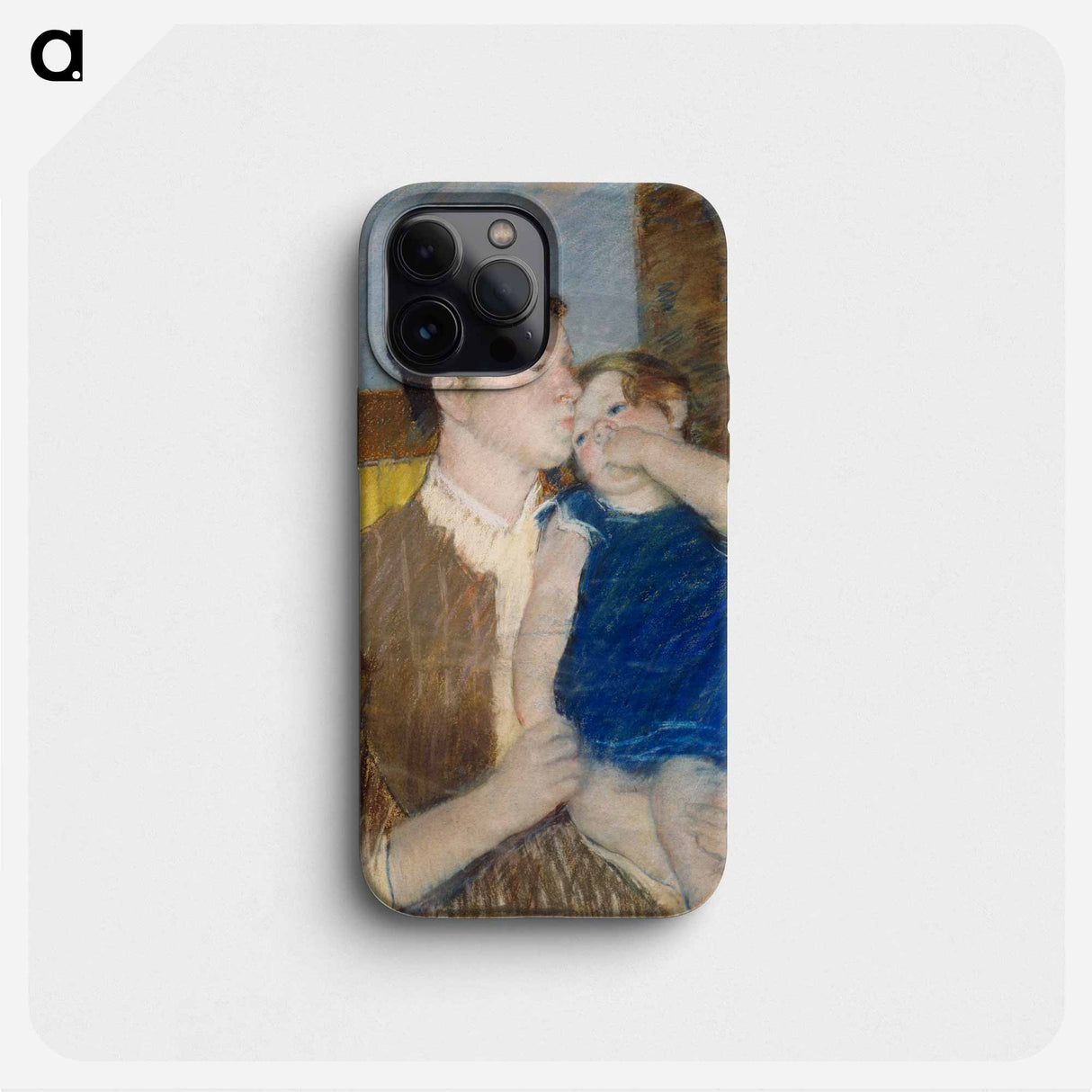 Mother’s Goodnight Kiss - メアリー カサット Phone Case.