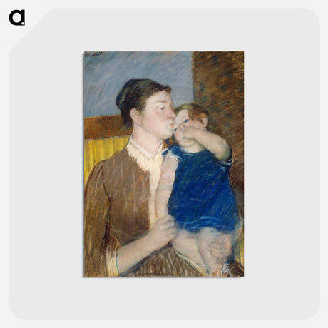 アートポストカード-Mother’s Goodnight Kiss - メアリー カサット Postcard.