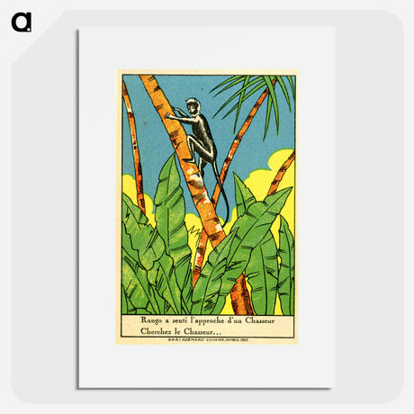 アートポスター-Rango Sensed the Approach of a Hunter: Seek the Hunter
 - 国立医学図書館 Poster.