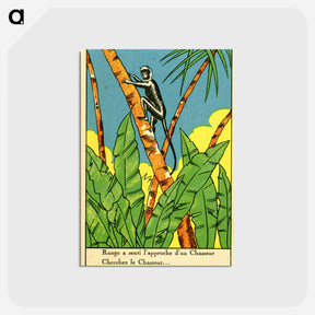 アートポストカード-Rango Sensed the Approach of a Hunter: Seek the Hunter
 - 国立医学図書館 Postcard.