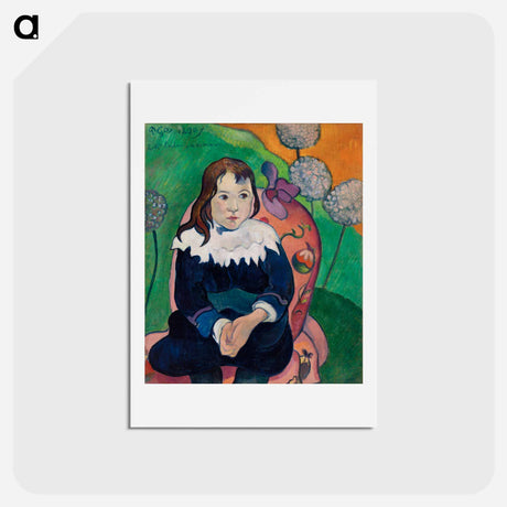 アートポストカード-Mr. Loulou - ポール ゴーギャン Postcard.