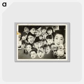 アートポストカード-Collage of Faces
 - セントルイス美術館 Postcard.