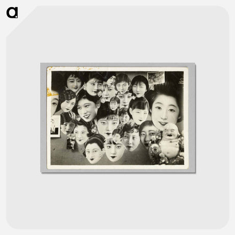 アートポストカード-Collage of Faces
 - セントルイス美術館 Postcard.