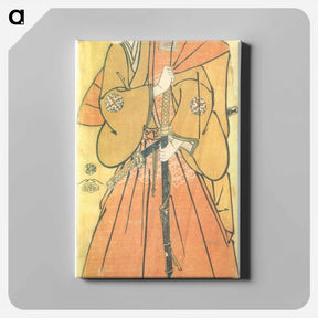 アートパネル-Ichikawa Komazō III as Minase Rokurō Munezumi in a kamishimo - 東洲斎 写楽 Canvas.