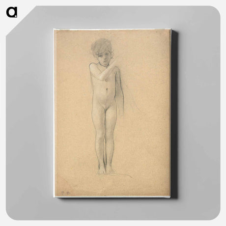 アートパネル-Nude of a Girl
 - ウィーン博物館 Canvas.