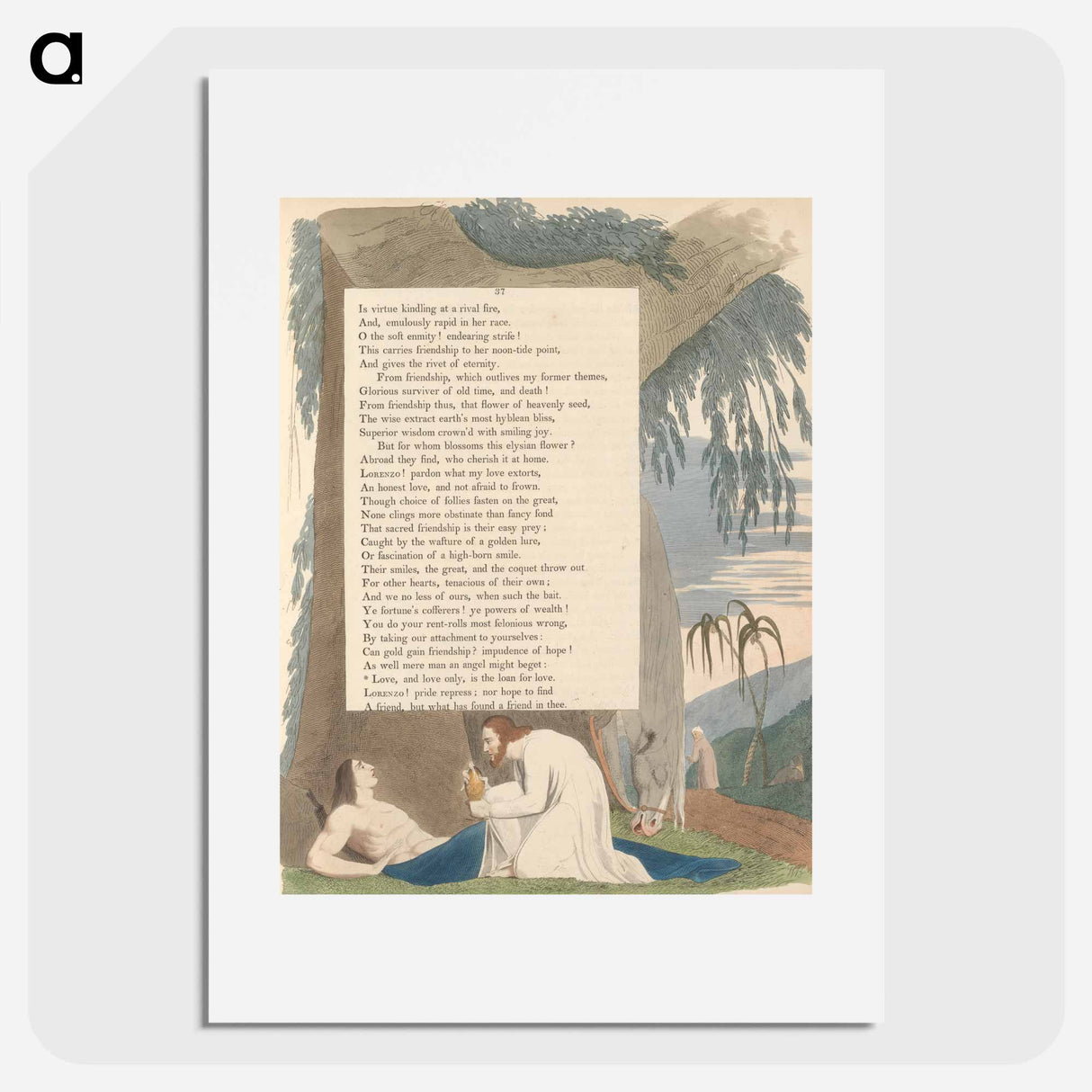 Love, and Love Only, Is the Loan for Love - William Blake Poster.