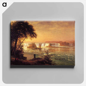 アートパネル-The Falls of St. Anthony - アルバート ビアスタット Canvas.