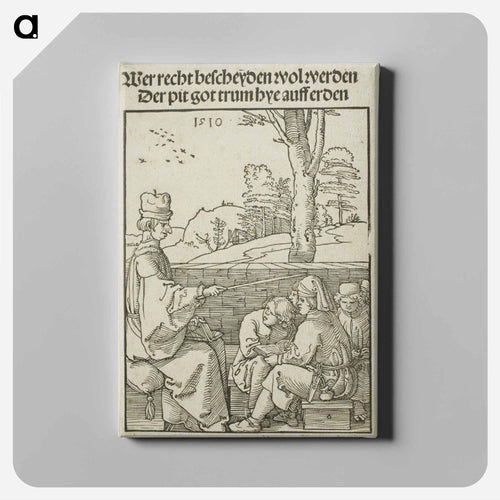 The School Teacher - アルブレヒト デューラー Canvas.