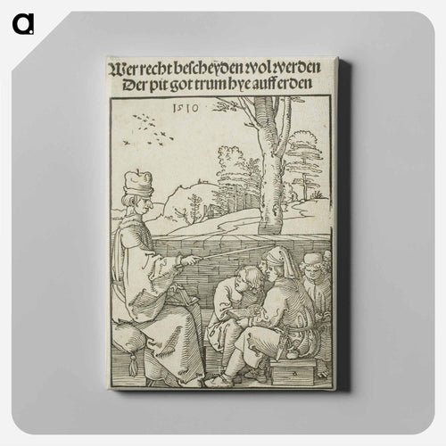 The School Teacher - アルブレヒト デューラー Canvas.