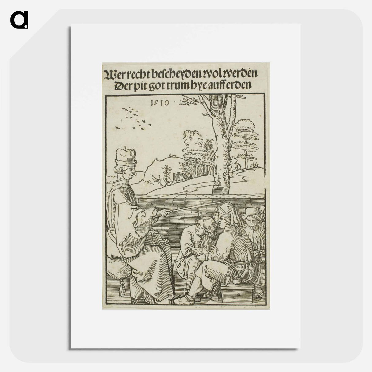 The School Teacher - アルブレヒト デューラー Poster.