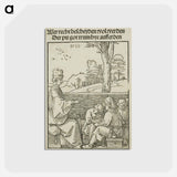 アートポストカード-The School Teacher - アルブレヒト デューラー Postcard.