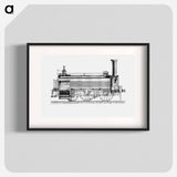 アートポスター-Steam Train from Six Weeks of Vacation
 - 大英図書館 Poster.