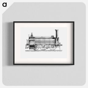 アートポスター-Steam Train from Six Weeks of Vacation
 - 大英図書館 Poster.