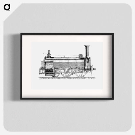 アートポスター-Steam Train from Six Weeks of Vacation
 - 大英図書館 Poster.