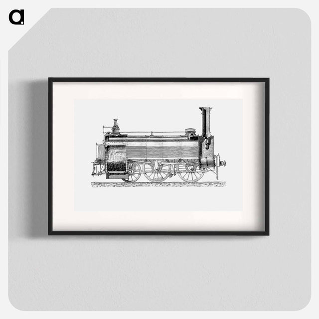 アートポスター-Steam Train from Six Weeks of Vacation
 - 大英図書館 Poster.