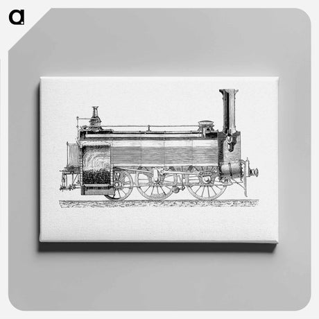 アートパネル-Steam Train from Six Weeks of Vacation
 - 大英図書館 Canvas.