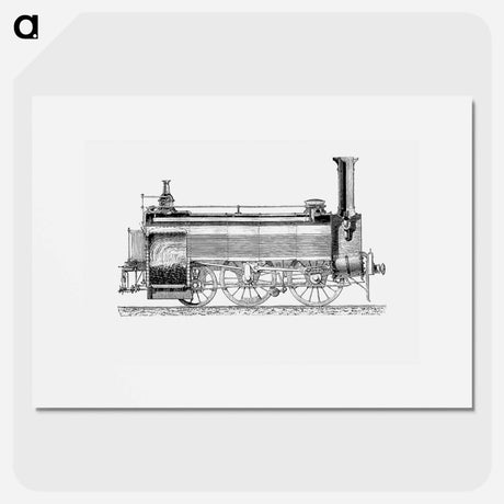 アートポスター-Steam Train from Six Weeks of Vacation
 - 大英図書館 Poster.