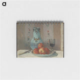 Still Life with Apples and Pitcher - カミーユ ピサロ Memo.