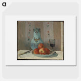 Still Life with Apples and Pitcher - Camille Pissarro Poster.