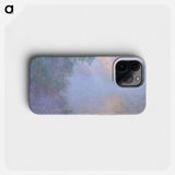 Morning on the Seine near Giverny - クロード モネ Phone Case.