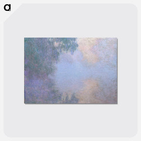 アートポストカード-Morning on the Seine near Giverny - クロード モネ Postcard.