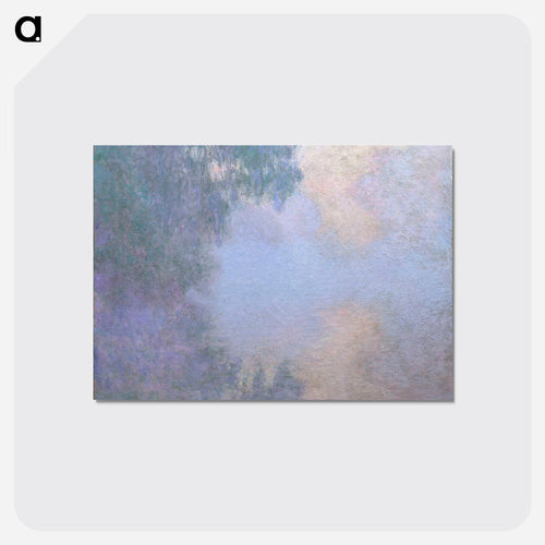 Morning on the Seine near Giverny - Claude Monet Postcard.