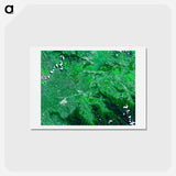 アートポストカード-Kuk Early Agricultural Site, New Guinea
 - 上空からの地球 Postcard.