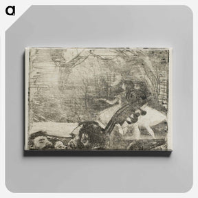 アートパネル-On Stage I - エドガー ドガ Canvas.