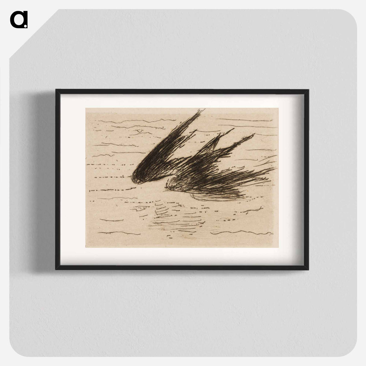 Swallows - エドゥアール マネ Poster.