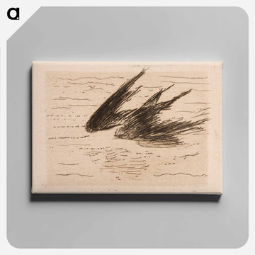 Swallows - エドゥアール マネ Canvas.