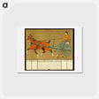 アートポストカード-Country House calendar print in high resolution by Edward Penfield - エドワード ペンフィールド Postcard.