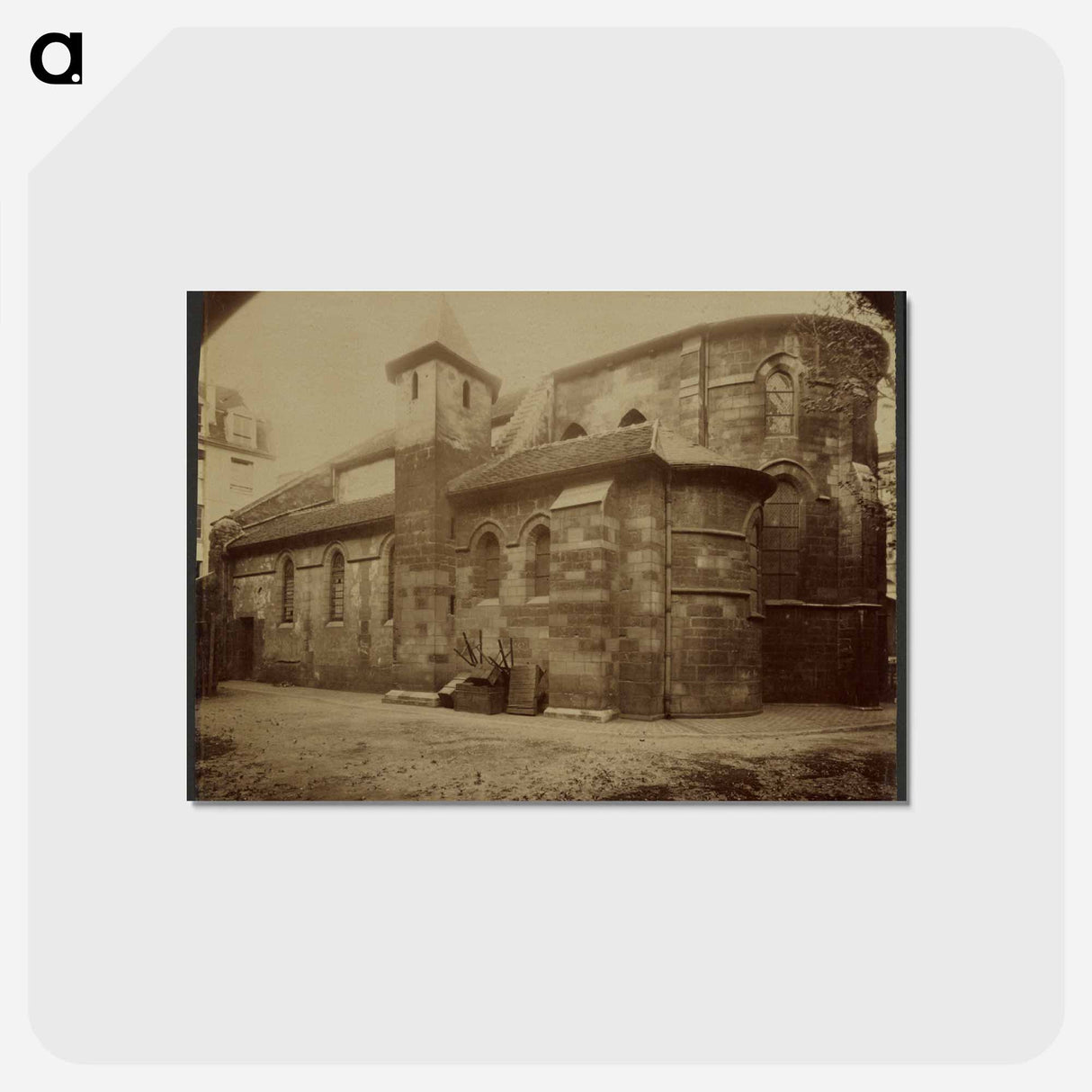 アートポストカード-Saint-Julien le Pauvre
 - ウジェーヌ アジェ Postcard.