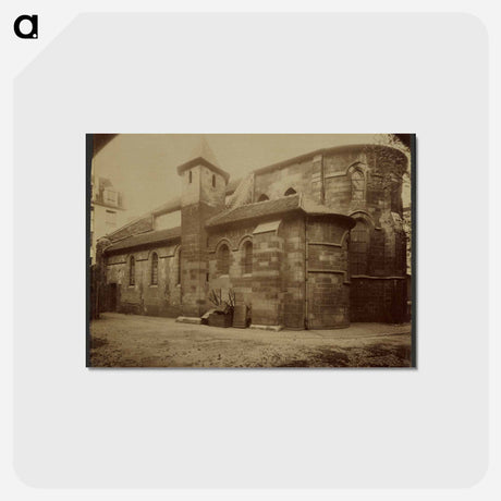 アートポストカード-Saint-Julien le Pauvre
 - ウジェーヌ アジェ Postcard.