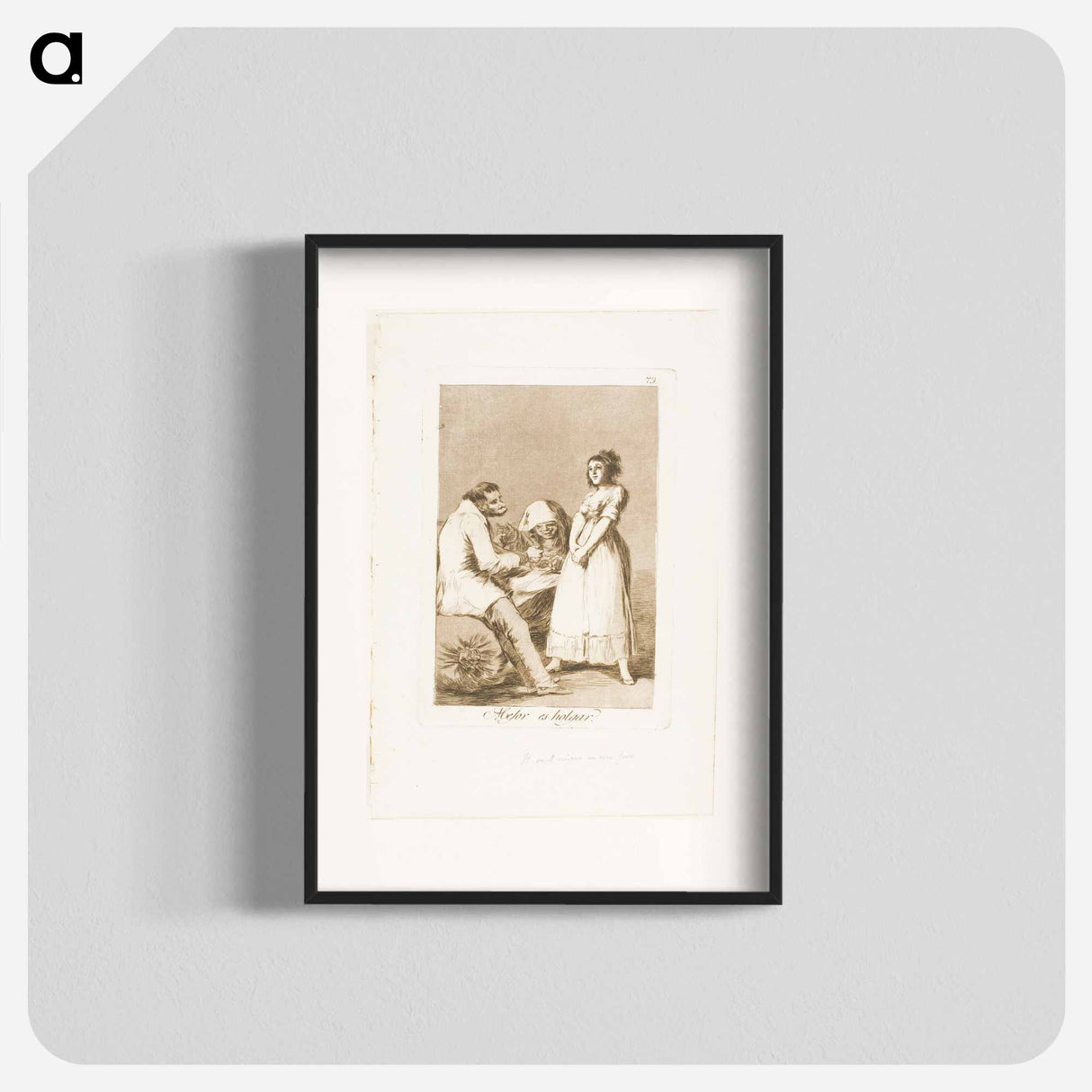 It is Better to Be Lazy - フランシスコ デ ゴヤ Poster.