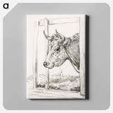 アートパネル-Head of a cow - ジャン ベルナール Canvas.