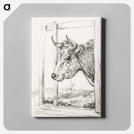 アートパネル-Head of a cow - ジャン ベルナール Canvas.