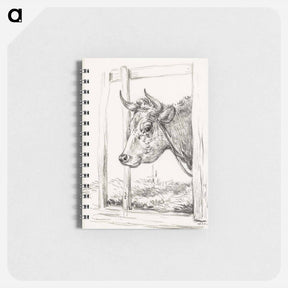 アートメモ帳-Head of a cow - ジャン ベルナール Memo.