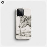 Head of a cow - Jean Bernard Phone Case.