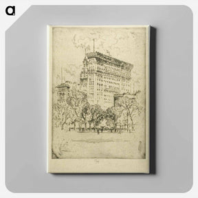 アートパネル-Union Square and Bank of Metropolis
 - ジョセフ ペネル Canvas.