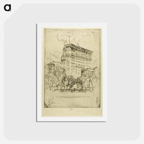 アートポストカード-Union Square and Bank of Metropolis
 - ジョセフ ペネル Postcard.