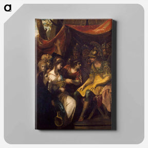 アートパネル-Continence of Scipio - ジョシュア レノルズ Canvas.
