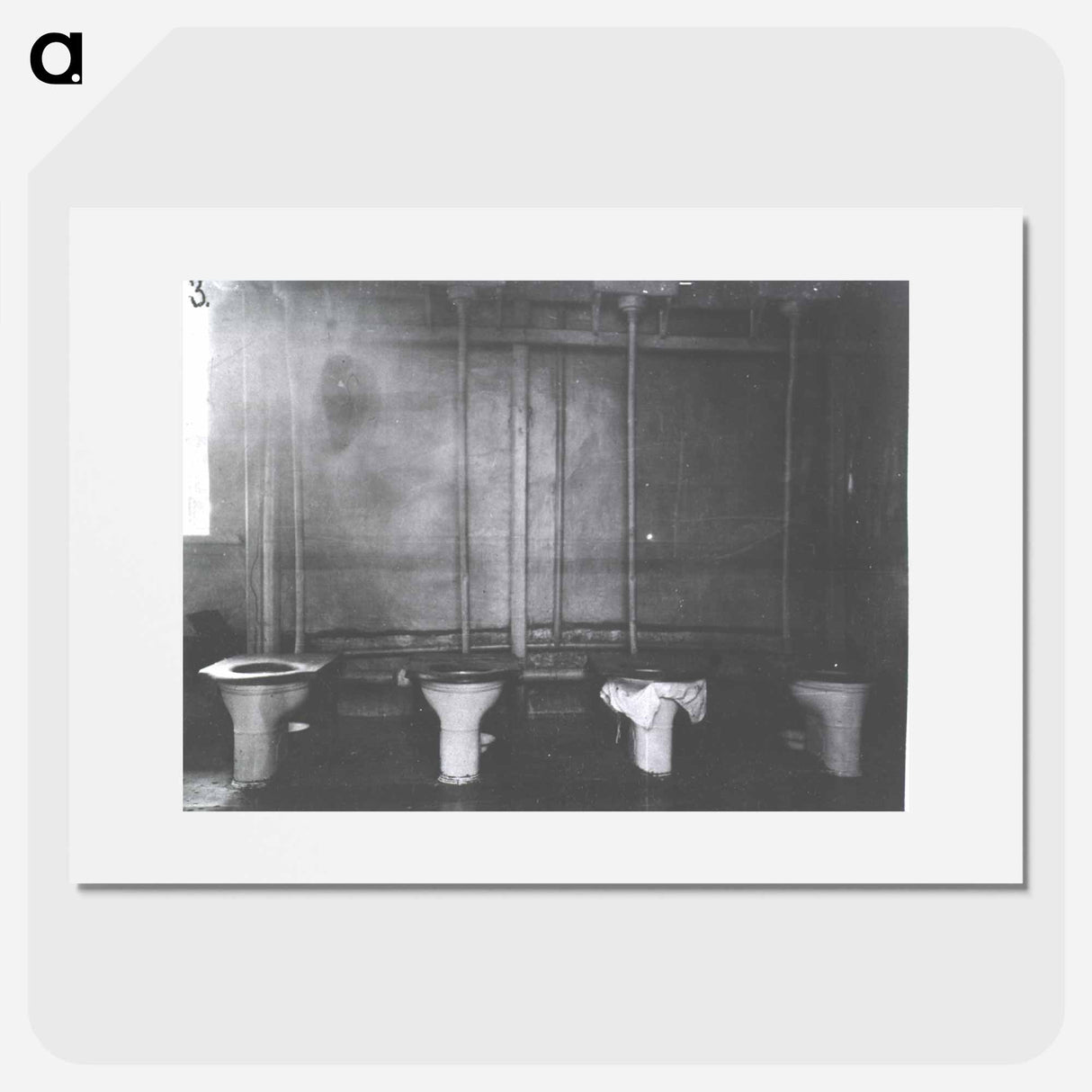 アートポスター-Water Closet at Military Hospital No. 1, Harbin
 - 国立医学図書館 Poster.
