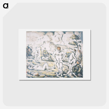 The Bathers - ポール セザンヌ Postcard.