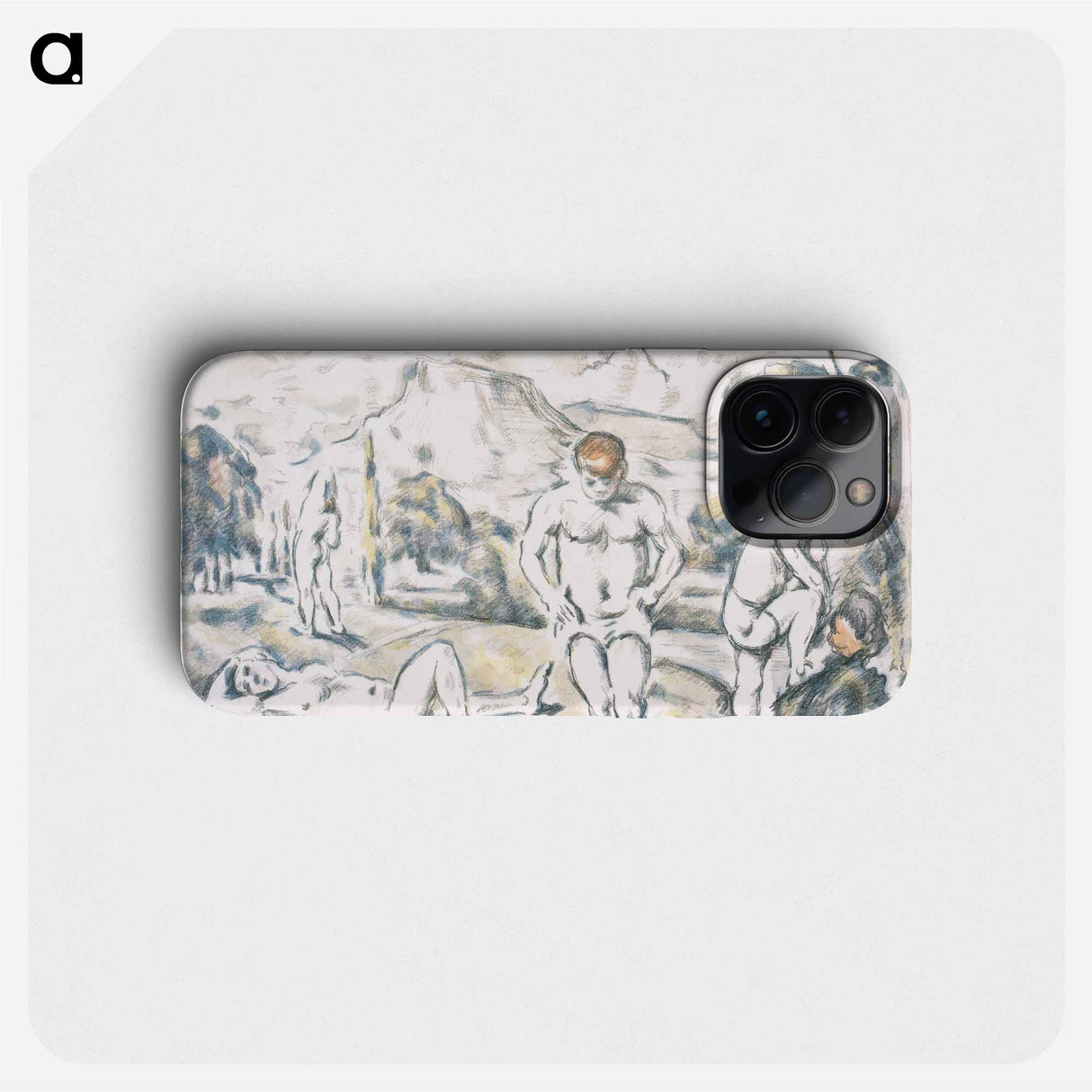 The Bathers - Paul Cezanne Phone Case.