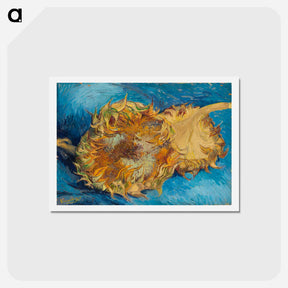 アートポストカード-Sunflowers - フィンセント ファン ゴッホ Postcard.