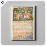 アートパネル-Songs of Innocence and of Experience: Laughing Song - ウィリアム ブレイク Canvas.