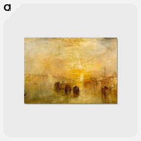 アートポストカード-Going to the Ball (San Martino) - ウィリアム ターナー Postcard.