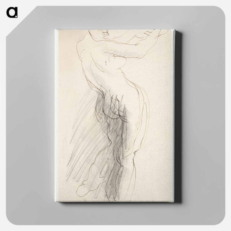 アートパネル-Standing Female Nude, Arms Raised
 - イェール大学アートギャラリー Canvas.