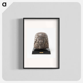 アートポスター-Head of a Man from a Ka Statue
 - バーンズ・コレクション Poster.
