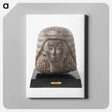 アートパネル-Head of a Man from a Ka Statue
 - バーンズ・コレクション Canvas.